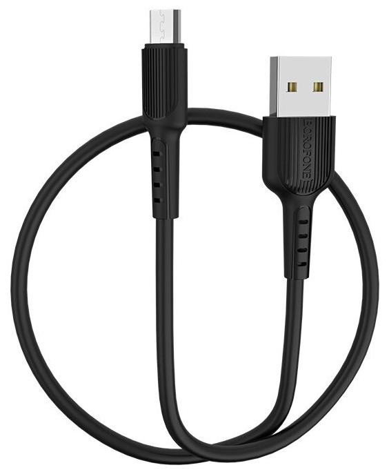 Кабель зарядки Micro-USB Borofone BX16 1m Черный
